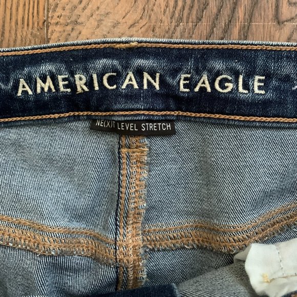 American Eagle Next Level Highest Waist Jegging Jeans size 12 Regular - Picture 10 of 12